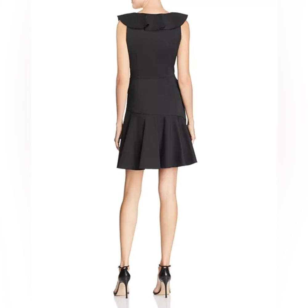 NWT Lucy Paris Black Ruffle Mini Dress - Picture 4 of 10